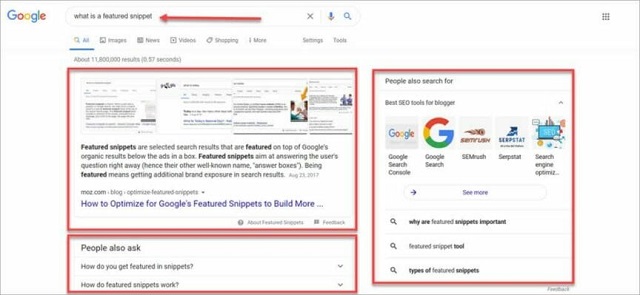 Đoạn trích nổi bật (Featured snippets).