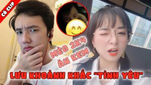 Clip Mèo 2k4 ăn kem với bé chanh