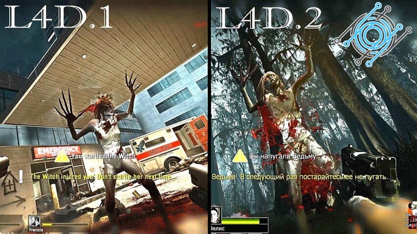 left 4 dead vs left 4 dead 2